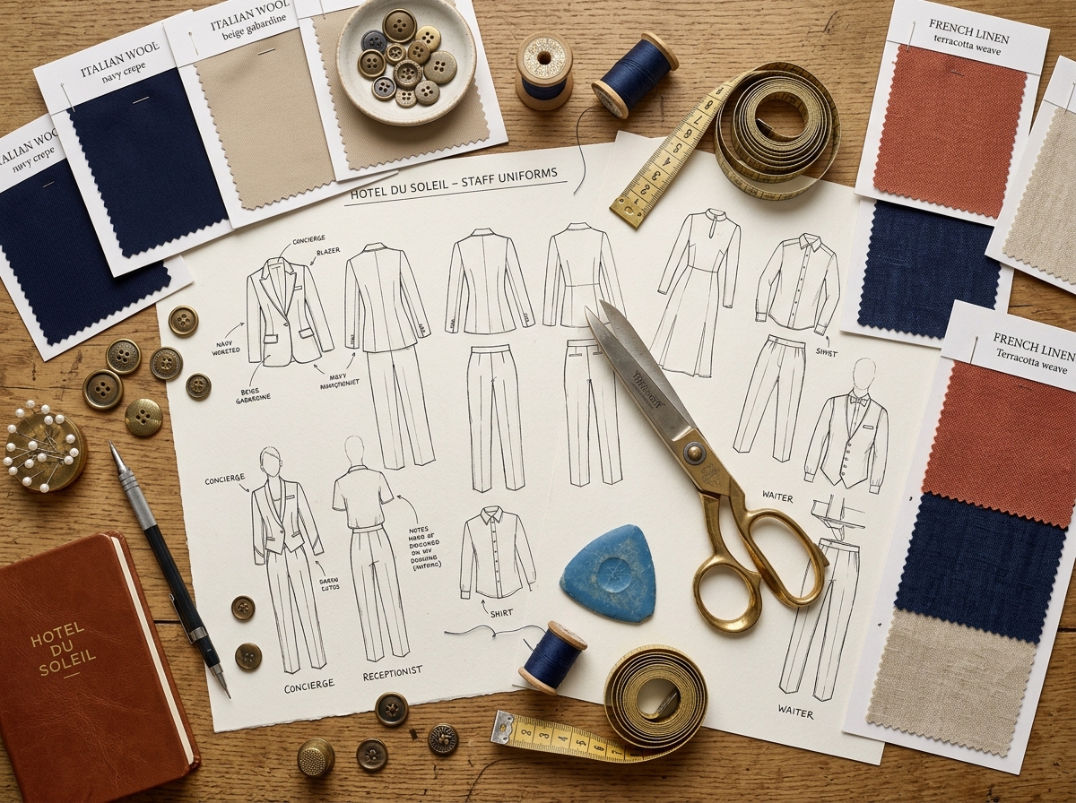 Moodboard de stylisme sartorial